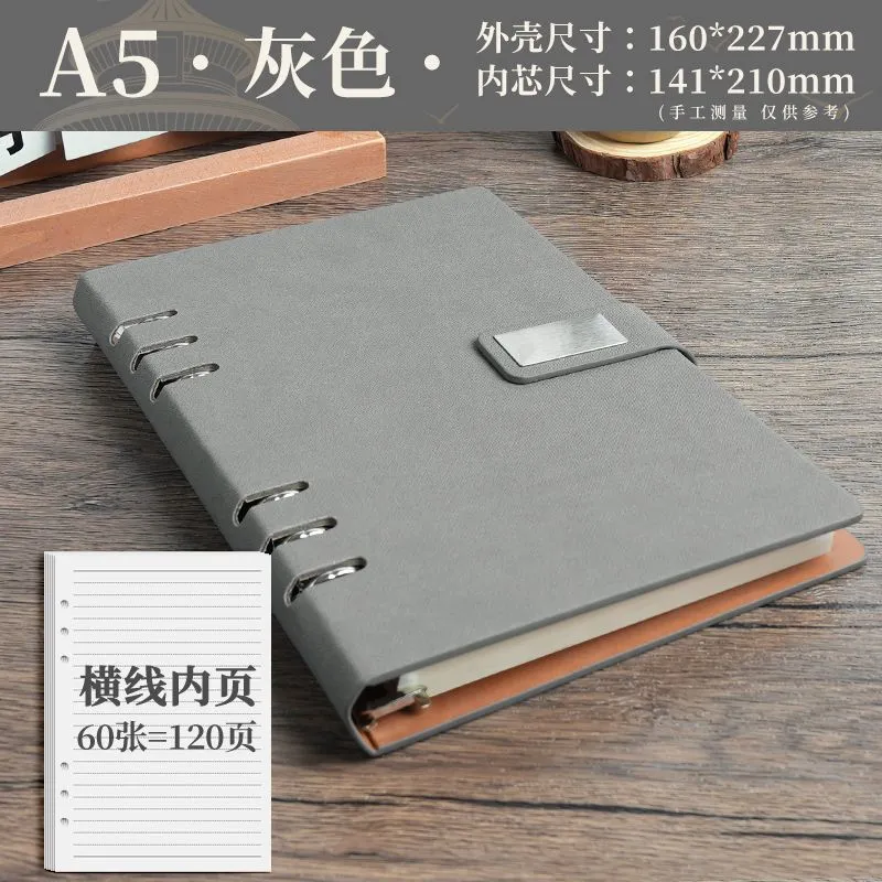 Genopfyldelig Loose Leaf Planner Notesbog